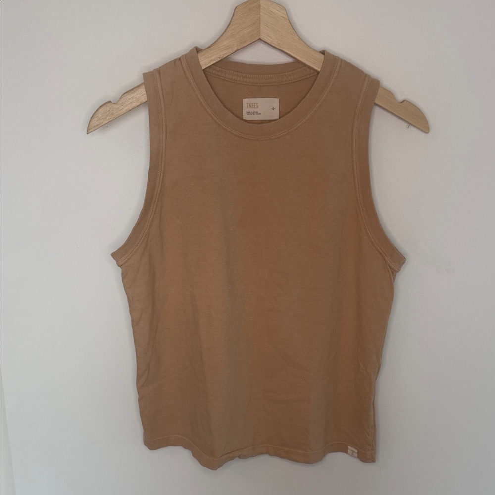 TKEES Tan Muscle Tee for Women